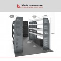 Mercedes Sprinter 2018 on L1H2 FWD - Rhino MR4 3 Bay Internal Van Racking